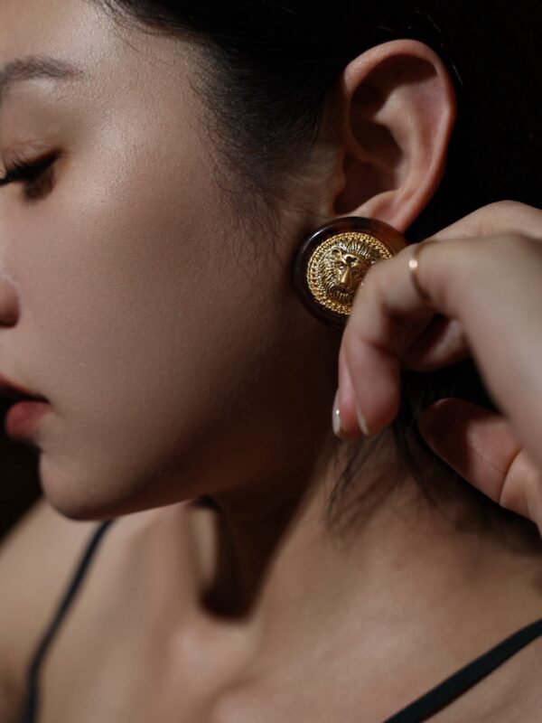 #84 Fashion High-Grade Versatile Vintage Court Style Earrings Personality Designer Model Classic Earrings - Image 5