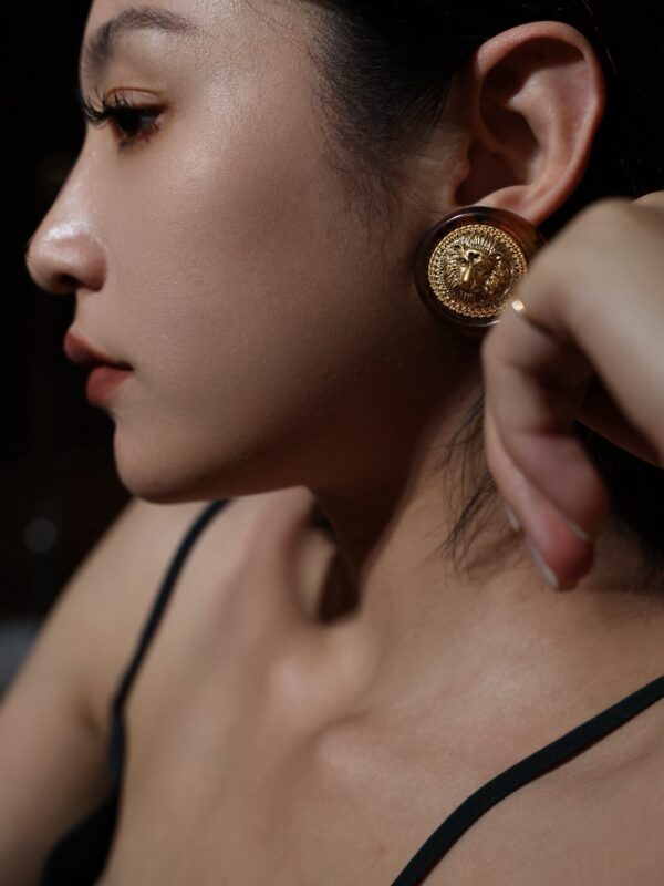 #84 Fashion High-Grade Versatile Vintage Court Style Earrings Personality Designer Model Classic Earrings - Image 6