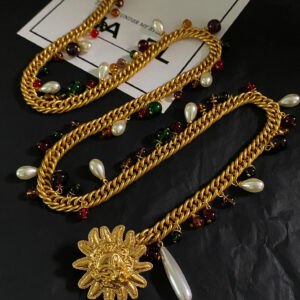 #298 Fashionable and high-end retro necklace and waist chain
