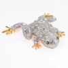 #89 Fashion High Sense Versatile Brooch Personality Designer Model Three-Dimensional Frog Shape Large Brooch