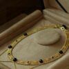 #98 This is a versatile and fashionable necklace with a unique designer style. It's a lace retro court-style necklace - Image 3