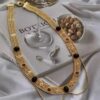 #98 This is a versatile and fashionable necklace with a unique designer style. It's a lace retro court-style necklace - Image 6