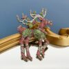 #5050 Vintage fashion high-grade brooch superflash zircon court style small temperament brooch - Image 5