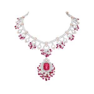 #145 Fashionable and high-end banquet necklace, exaggerated and individual design, court-style necklace