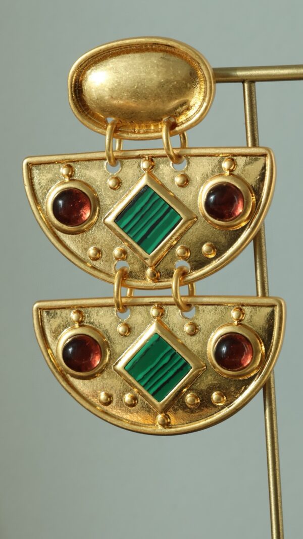 #114 Fashionable and high-end court-style earrings: Retro, versatile and uniquely designed earrings - Image 5