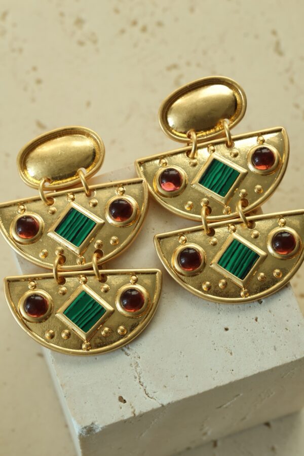 #114 Fashionable and high-end court-style earrings: Retro, versatile and uniquely designed earrings - Image 6