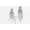 #140 Fashionable, exaggerated and high-end earrings with unique design. Classic long tassel earrings - Image 2