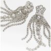 #140 Fashionable, exaggerated and high-end earrings with unique design. Classic long tassel earrings - Image 3