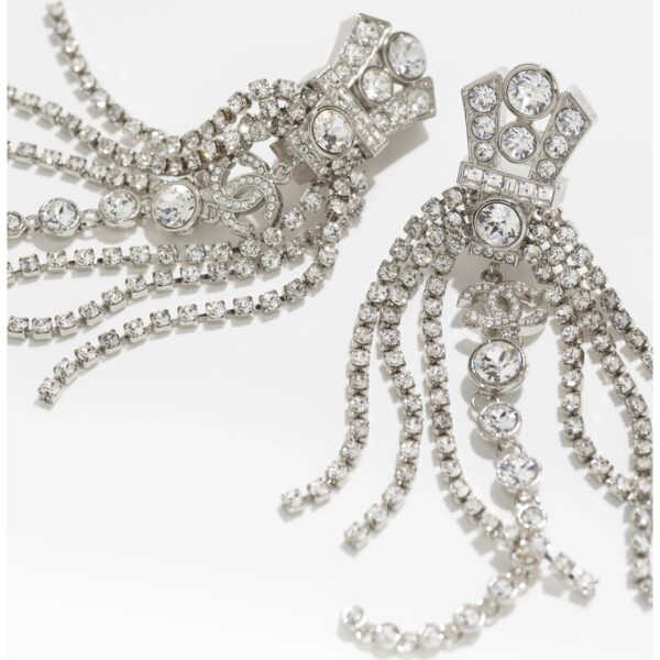 #140 Fashionable, exaggerated and high-end earrings with unique design. Classic long tassel earrings - Image 3