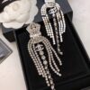 #140 Fashionable, exaggerated and high-end earrings with unique design. Classic long tassel earrings - Image 9