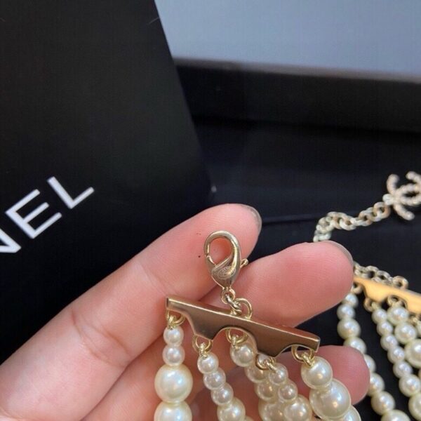 #138 Fashionable, simple and high-end pearl necklace with unique design and retro court style - Image 7