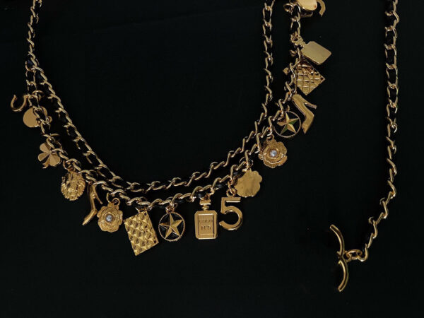 #120 Special-Interest Design High-Grade Exquisite Vintage Necklace High-End Elegant Suit Skirt Necklace French Style All-Matching Elegant Palace Style Light Luxury Waist Chain Necklace - Image 5