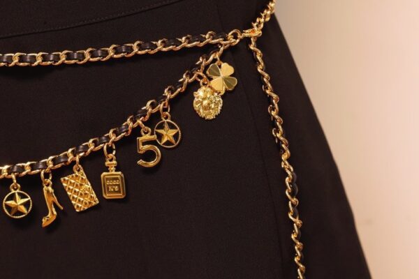 #120 Special-Interest Design High-Grade Exquisite Vintage Necklace High-End Elegant Suit Skirt Necklace French Style All-Matching Elegant Palace Style Light Luxury Waist Chain Necklace - Image 6