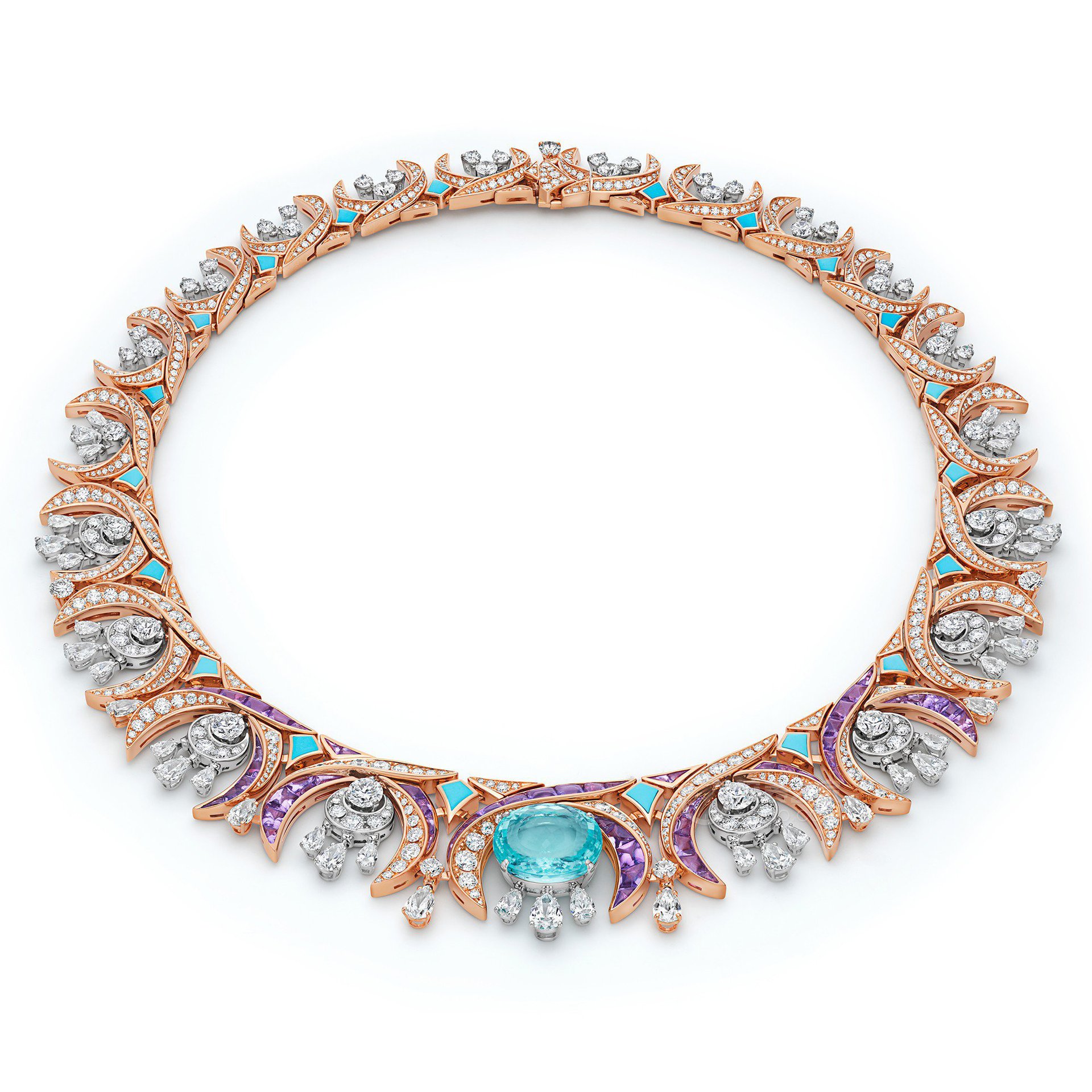 #175 High-end, elegant and refined necklace, fashionable jewelry, girls' necklace