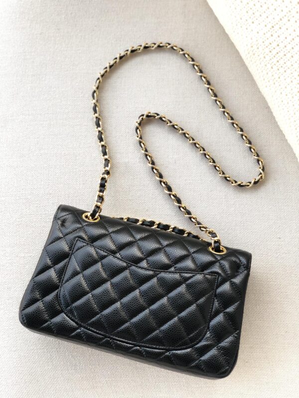 #155CF23cm black ball gold Classic handbag - Image 4