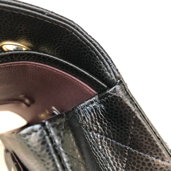 #155CF23cm black ball gold Classic handbag - Image 10