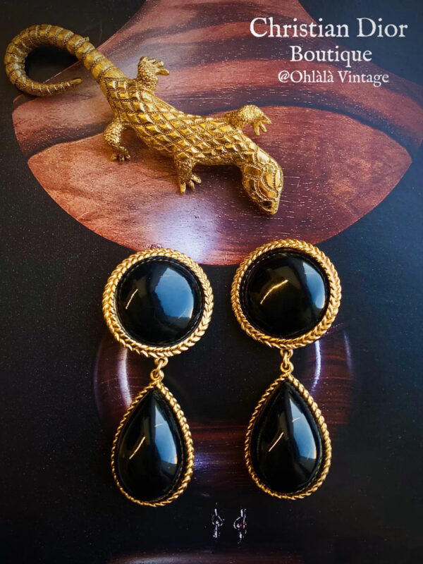 #169 Retro, exaggerated, high-end, elegant and light luxury fashion earrings - Image 5