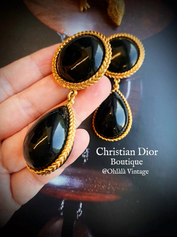 #169 Retro, exaggerated, high-end, elegant and light luxury fashion earrings - Image 7