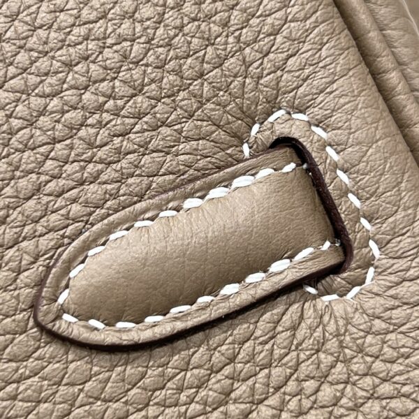 #198 Fashionable and high-end elephant grey bag - Image 8