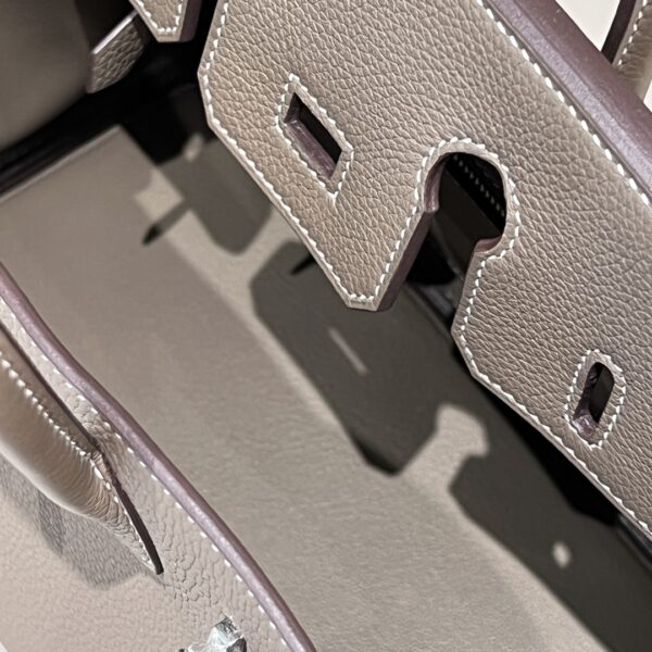 #198 Fashionable and high-end elephant grey bag - Image 10