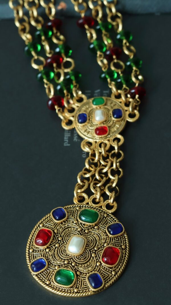 #294 Retro and Exaggerated Necklace with a fashionable and high-end feel - Image 5