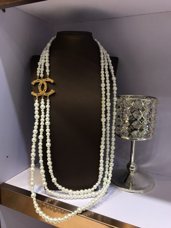 #207 Long Pearl Necklace with a fashionable and high-end feel - Image 2