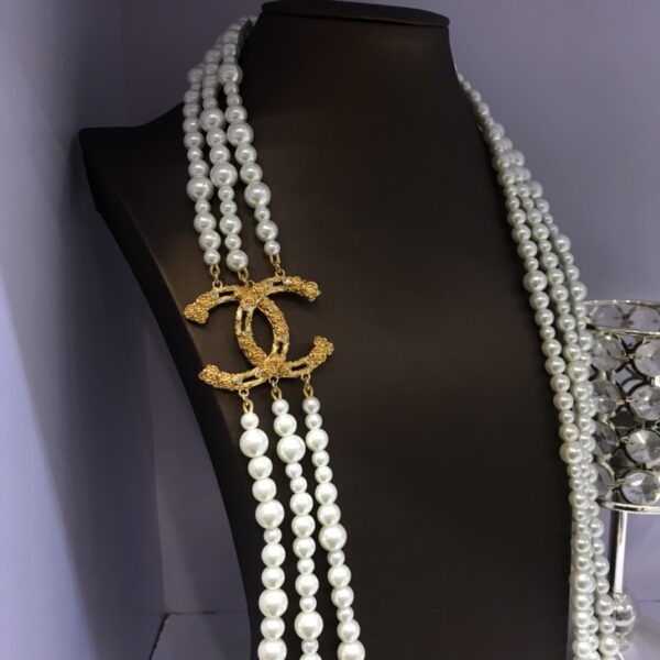 #207 Long Pearl Necklace with a fashionable and high-end feel - Image 3