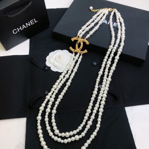#207 Long Pearl Necklace with a fashionable and high-end feel - Image 6