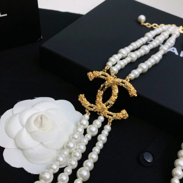 #207 Long Pearl Necklace with a fashionable and high-end feel - Image 7