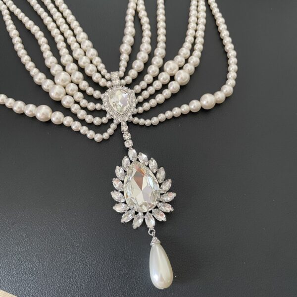 #228 Fashionable and high-end heavy Industry Pearl Necklace - Image 3