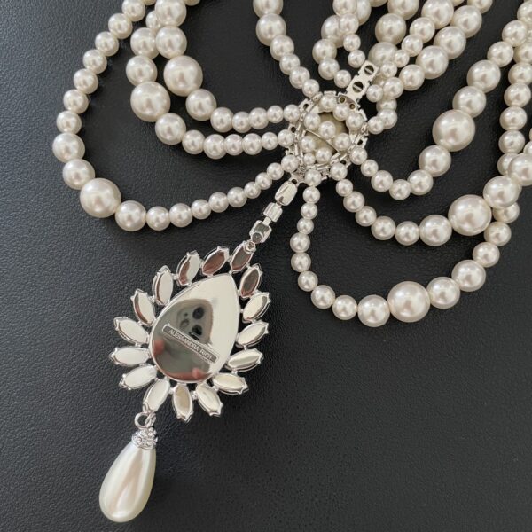 #228 Fashionable and high-end heavy Industry Pearl Necklace - Image 4