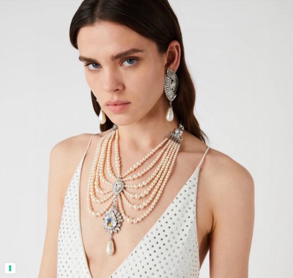 #228 Fashionable and high-end heavy Industry Pearl Necklace - Image 7