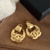 Vintage gold CC earrings, bracelet set - Image 3
