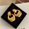 Vintage gold CC earrings, bracelet set - Image 5