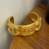 Vintage gold CC earrings, bracelet set - Image 10