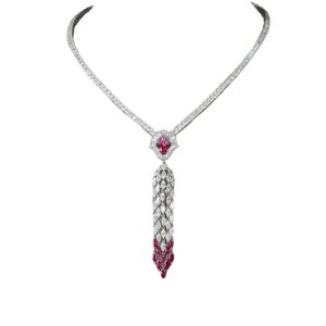 #262 Fashionable and high-end 925 silver niche design girls' necklace