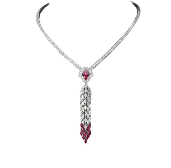 #262 Fashionable and high-end 925 silver niche design girls' necklace
