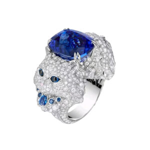 #188 Fashionable, high-end and elegant little cat-shaped ring