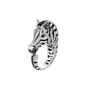 #190 Fashionable, high-end and elegant Zebra-shaped ring