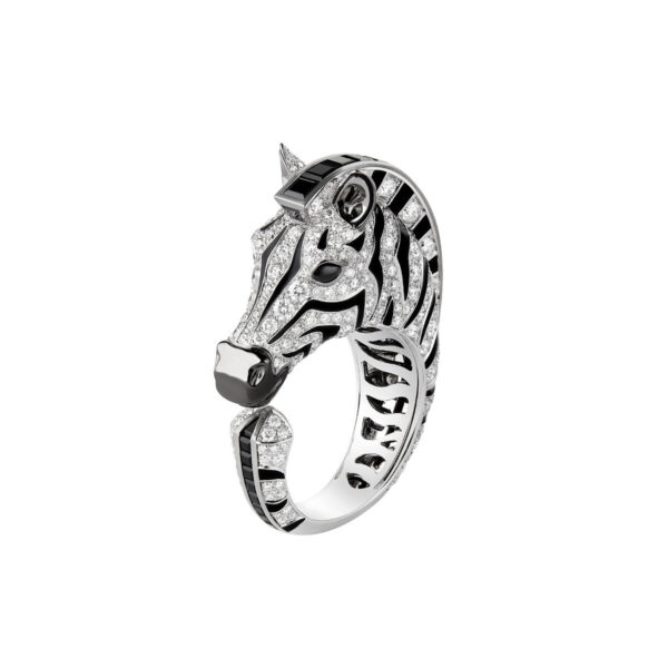 #190 Fashionable, high-end and elegant Zebra-shaped ring