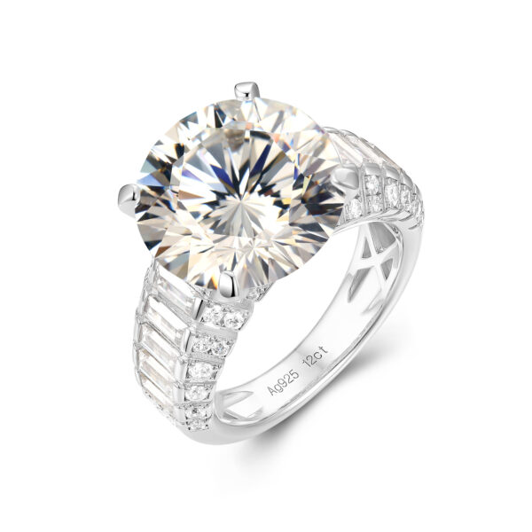 #253 Fashionable and High-end 925 silver Niche design Wedding ring