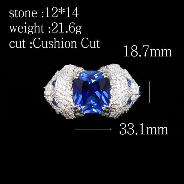 #188 Fashionable, high-end and elegant little cat-shaped ring - Image 7