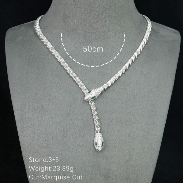 #193 Fashionable, high-end, elegant and niche jewelry for girls, collarbone chain - Image 3