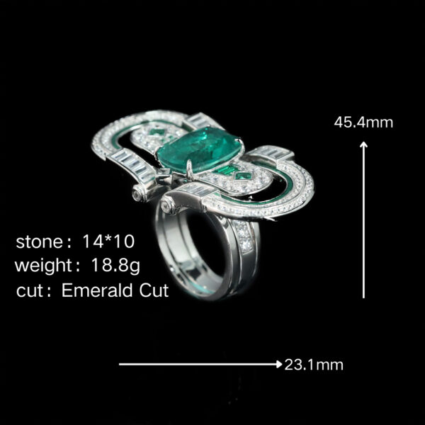 #234 Fashionable and High-end 925 silver Girls' Ring - Image 7