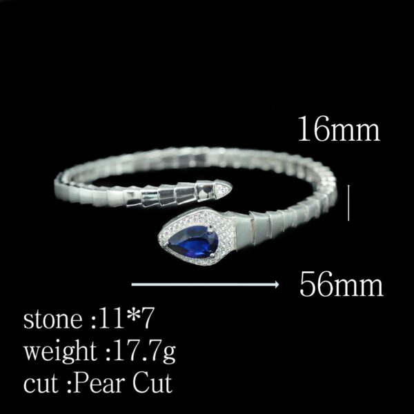 #235 Stylish and high-end 925 silver exquisite and versatile girls' bracelet - Image 4