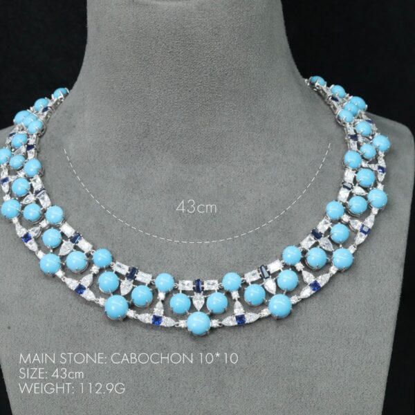 #239 Fashionable and High-end 925 silver Niche and versatile Girls' Necklace - Image 5