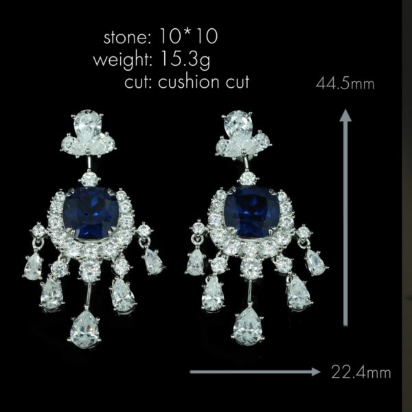 #250 Fashionable and high-end 925 silver niche design versatile girls' earrings - Image 6