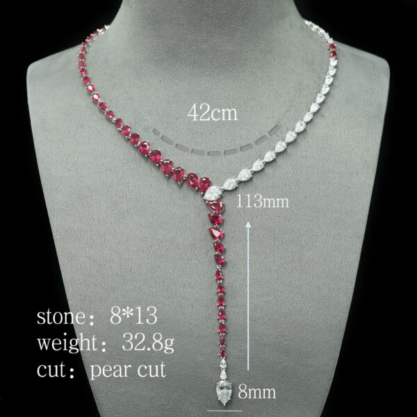 #260 Fashionable and high-end 925 silver niche design Women's growth pendant Necklace - Image 2