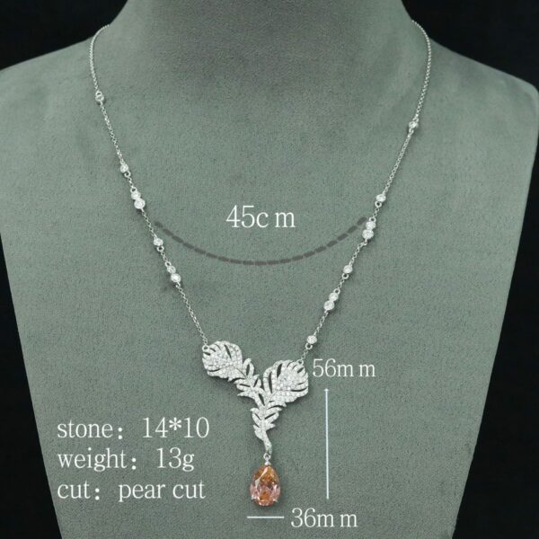 #181 Fashionable, high-end and elegant jewelry for girls Necklace - Image 8