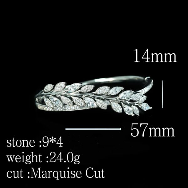 #237 Fashionable and High-end 925 silver Niche and versatile Girls' Bracelet - Image 5